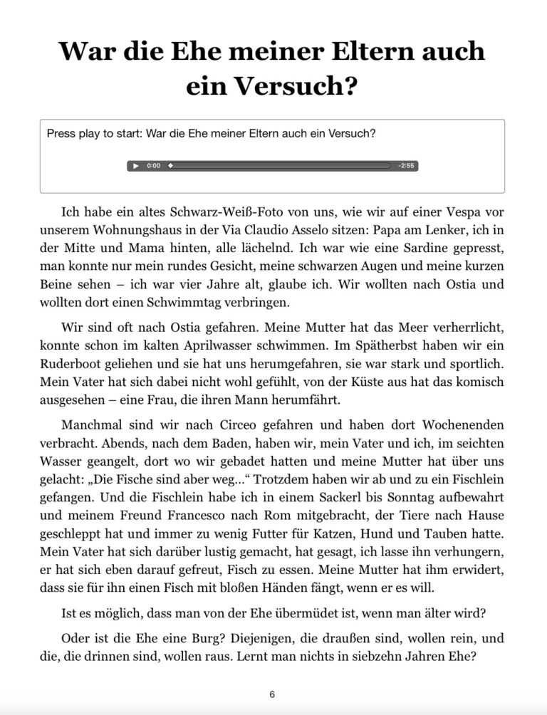 Klara Wimmer/ Mein Leben in Wien - 2.Teil, Interactive Ebook with Audio